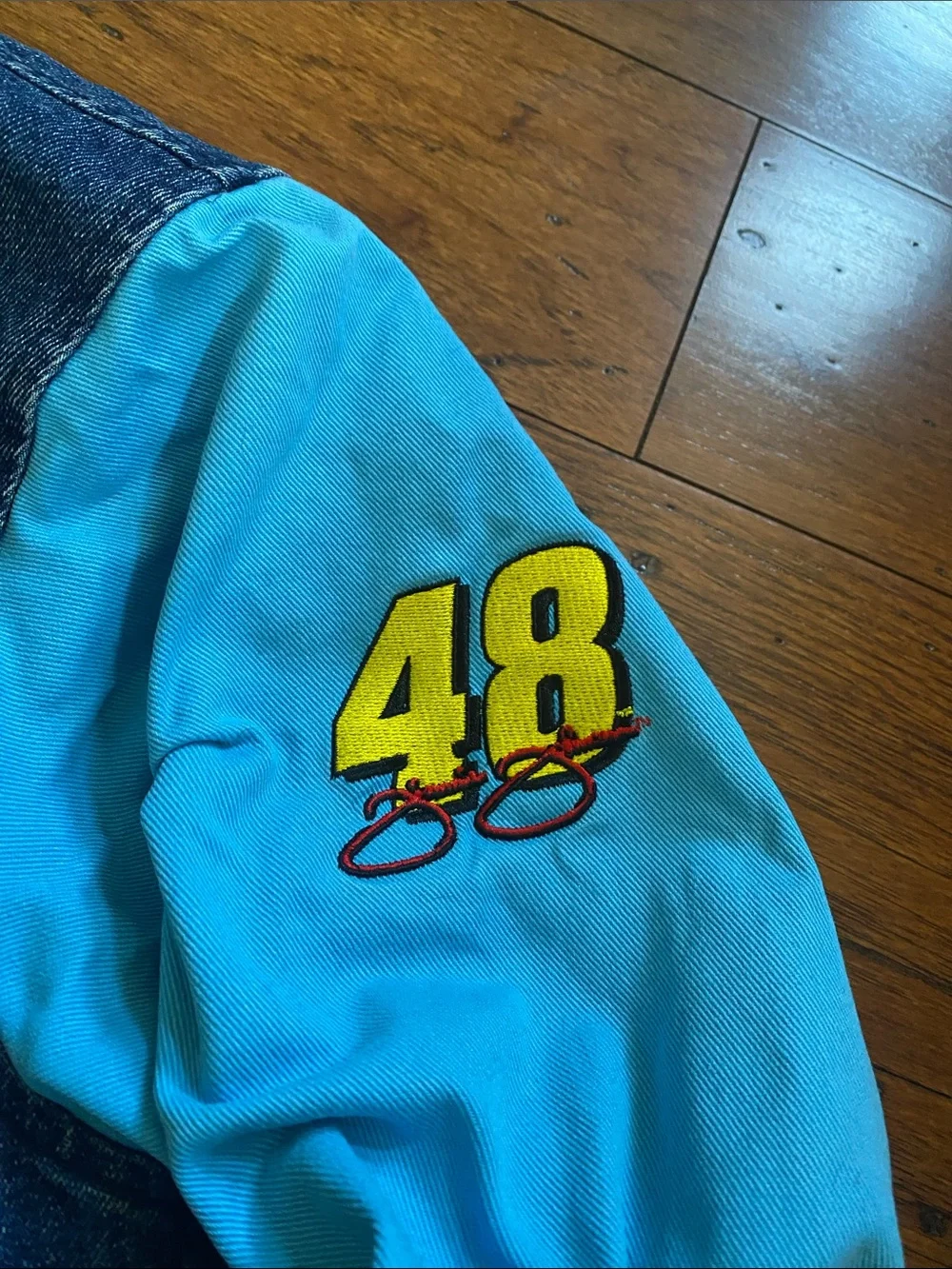 Racing Champions Vintage Sponge Bob Race Pants children’s bomber jacket-large